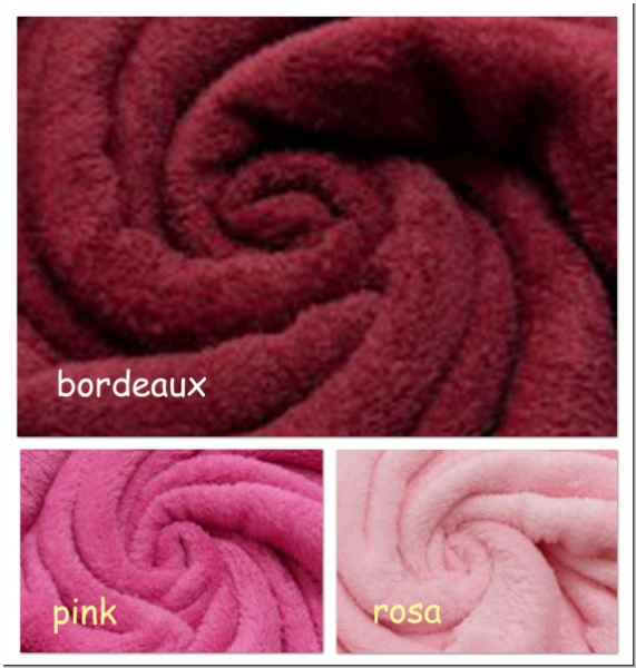 Kuscheldecke - Hunde rosa